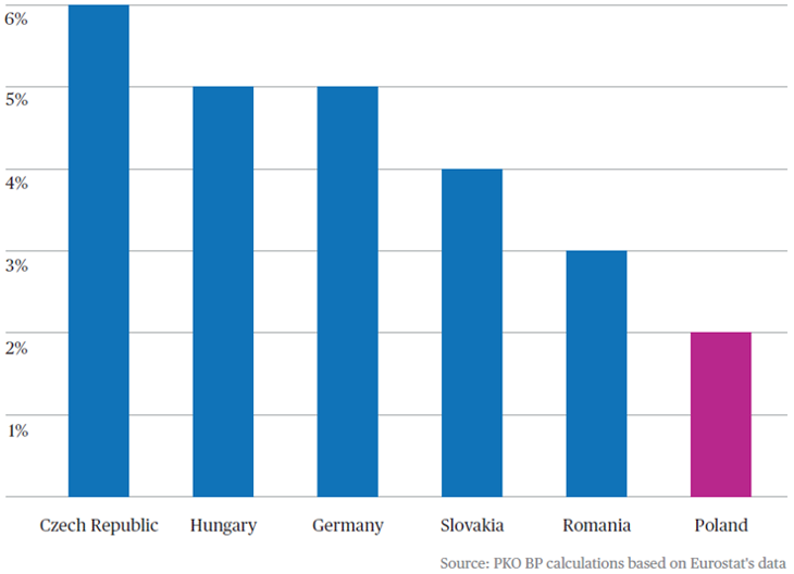 Poland Share Of Automative Sector